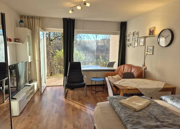 Naturblick Am Rothaarsteig Neue Moderne Mit 2 Badezimmern 2 Kuechen Inklusive Highspeed Internet Flatrate 2x Xxl Boxspringbett 2x Terrassen Und 2x Pkw Parkplaetze 10 Minuten Bis Willingen Ideal Fuer Touristen Und Geschaeftsleute Mit Mws Apartmán Brilon